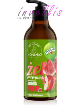 ONLYBIO SHOWER GEL APPLE WATERMELON 400ML invellis kosmetyki tanie uk naturalne zdrowie uroda
