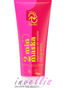 ONLYBIO 2-MINUTE EXPRESS REGENERATION HAIR MASK 200ML invellis kosmetyki tanie uk naturalne zdrowie uroda