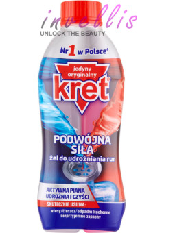 GLOBAL PIPE UNCLOGGING GEL KRET DOUBLE STRENGTH 700G invellis kosmetyki tanie uk naturalne zdrowie uroda