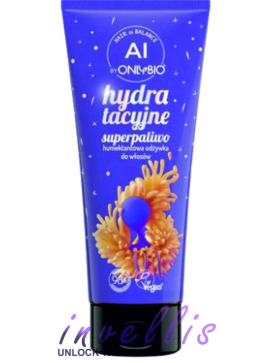 ONLYBIO ODZYWKA AI HYDRATACYJNE SUPERPALIWO 200ML invellis kosmetyki tanie uk naturalne zdrowie uroda