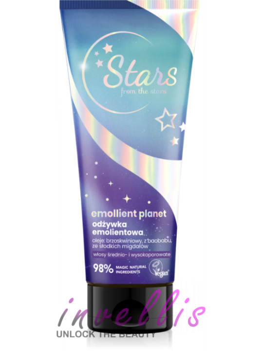 STARS FROM THE STARS EMOLLIENT PLANET ODZYWKA EMOLIENTOWA 200ML invellis kosmetyki tanie uk naturalne zdrowie uroda