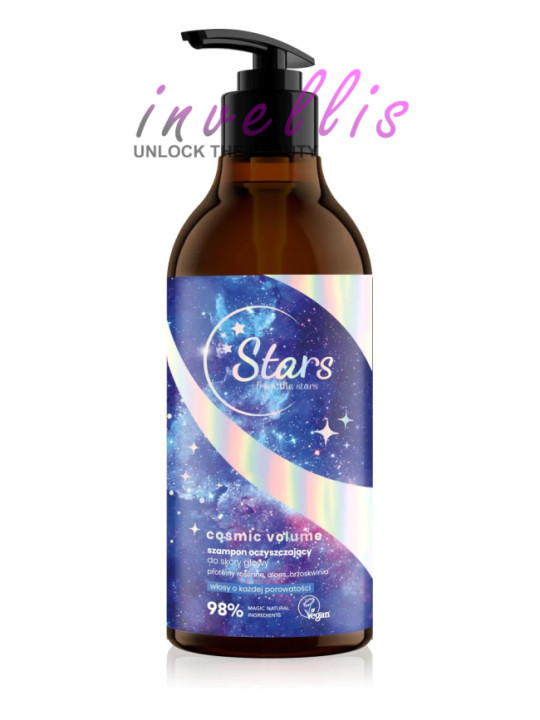 STARS FROM THE STARS COSMIC VOLUME CLEANSING SCALP SHAMPOO 400ML invellis kosmetyki tanie uk naturalne zdrowie uroda