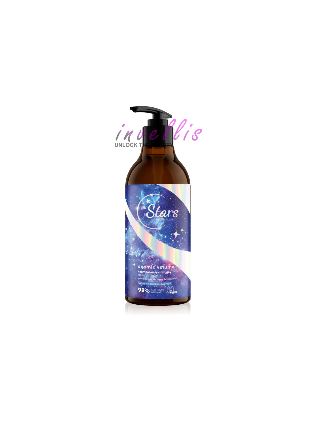 STARS FROM THE STARS COSMIC VOLUME CLEANSING SCALP SHAMPOO 400ML invellis kosmetyki tanie uk naturalne zdrowie uroda