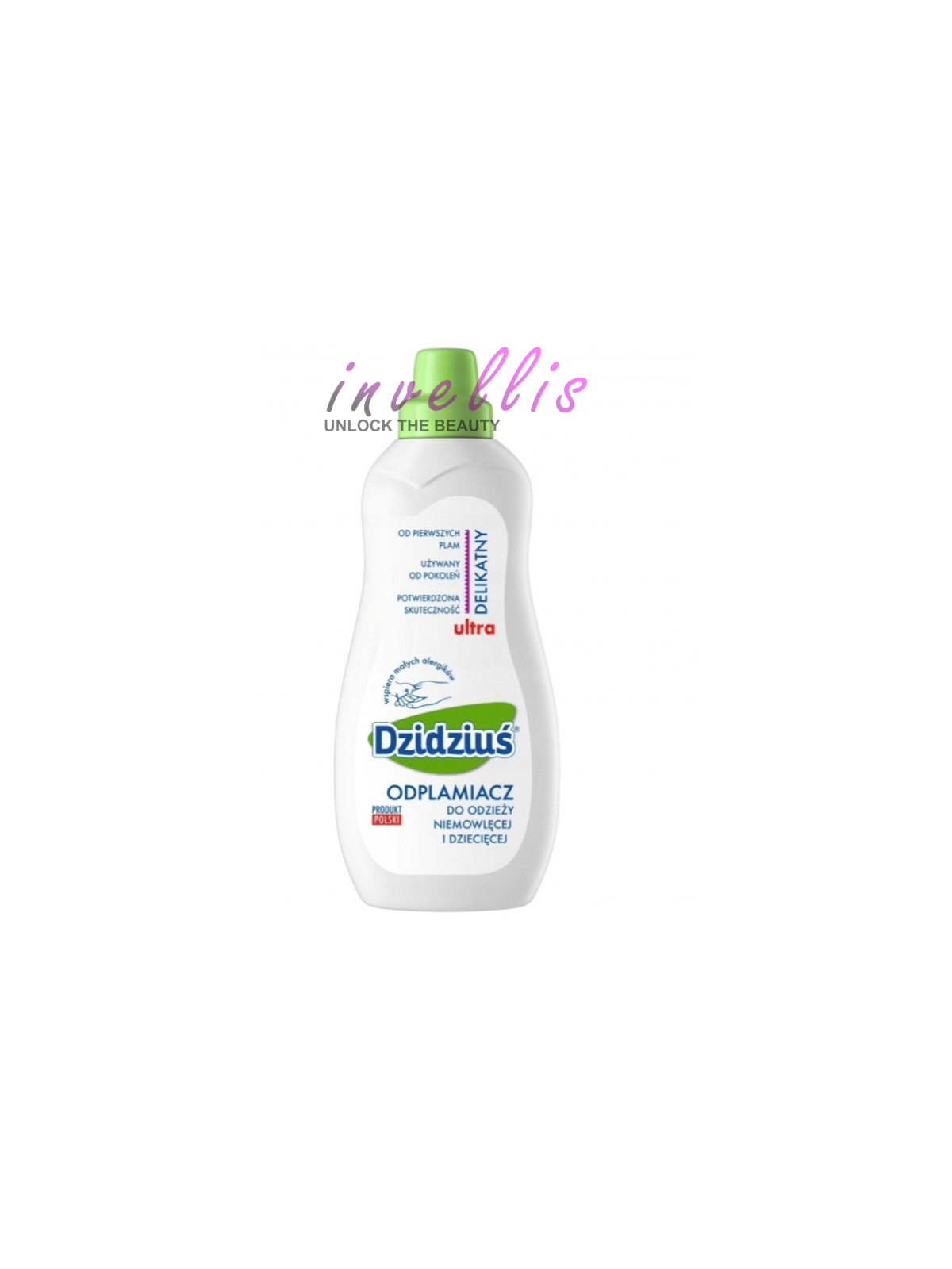 DZIDZIUS STAIN REMOVER FOR BABY AND CHILDREN'S CLOTHING 750ML invellis kosmetyki tanie uk naturalne zdrowie uroda