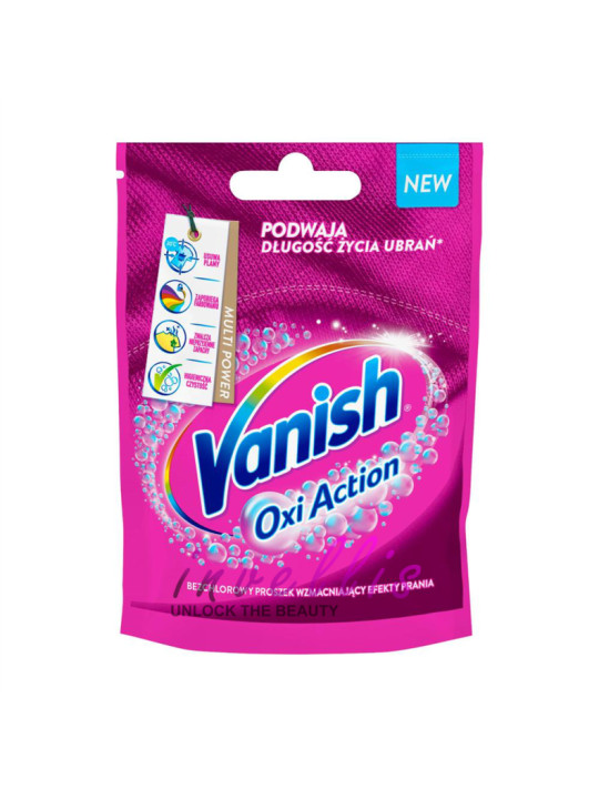 VANISH ODPLAMIACZ W PROSZKU OXY ACTION PINK 30G invellis kosmetyki tanie uk naturalne zdrowie uroda