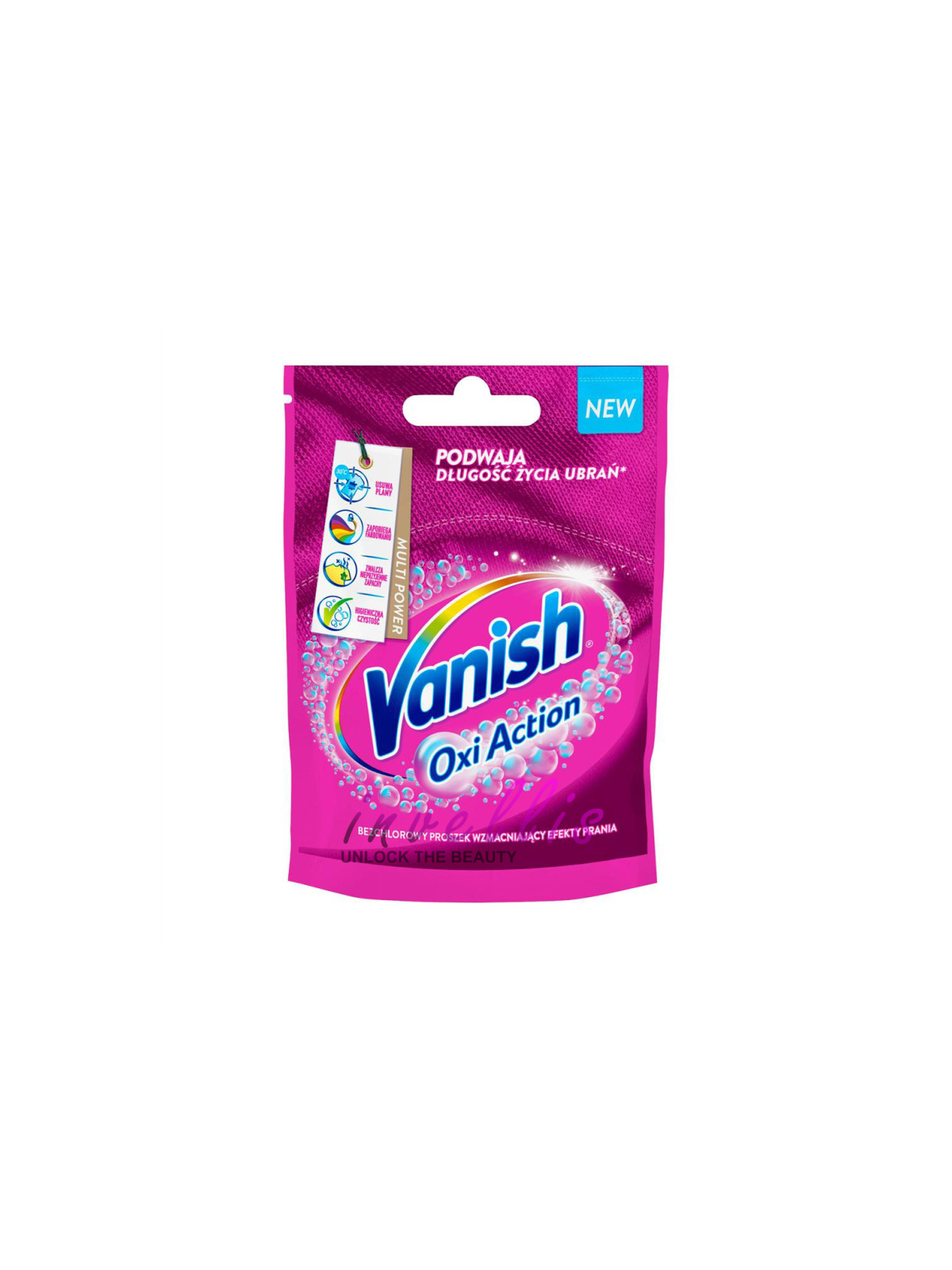 VANISH ODPLAMIACZ W PROSZKU OXY ACTION PINK 30G invellis kosmetyki tanie uk naturalne zdrowie uroda