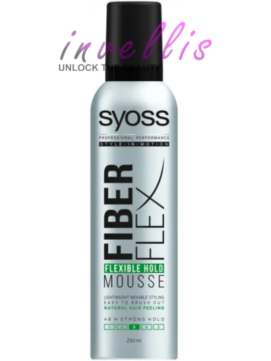 SYOSS PIANKA FIBER FLEXIBLE HOLD 250ML invellis kosmetyki tanie uk naturalne zdrowie uroda