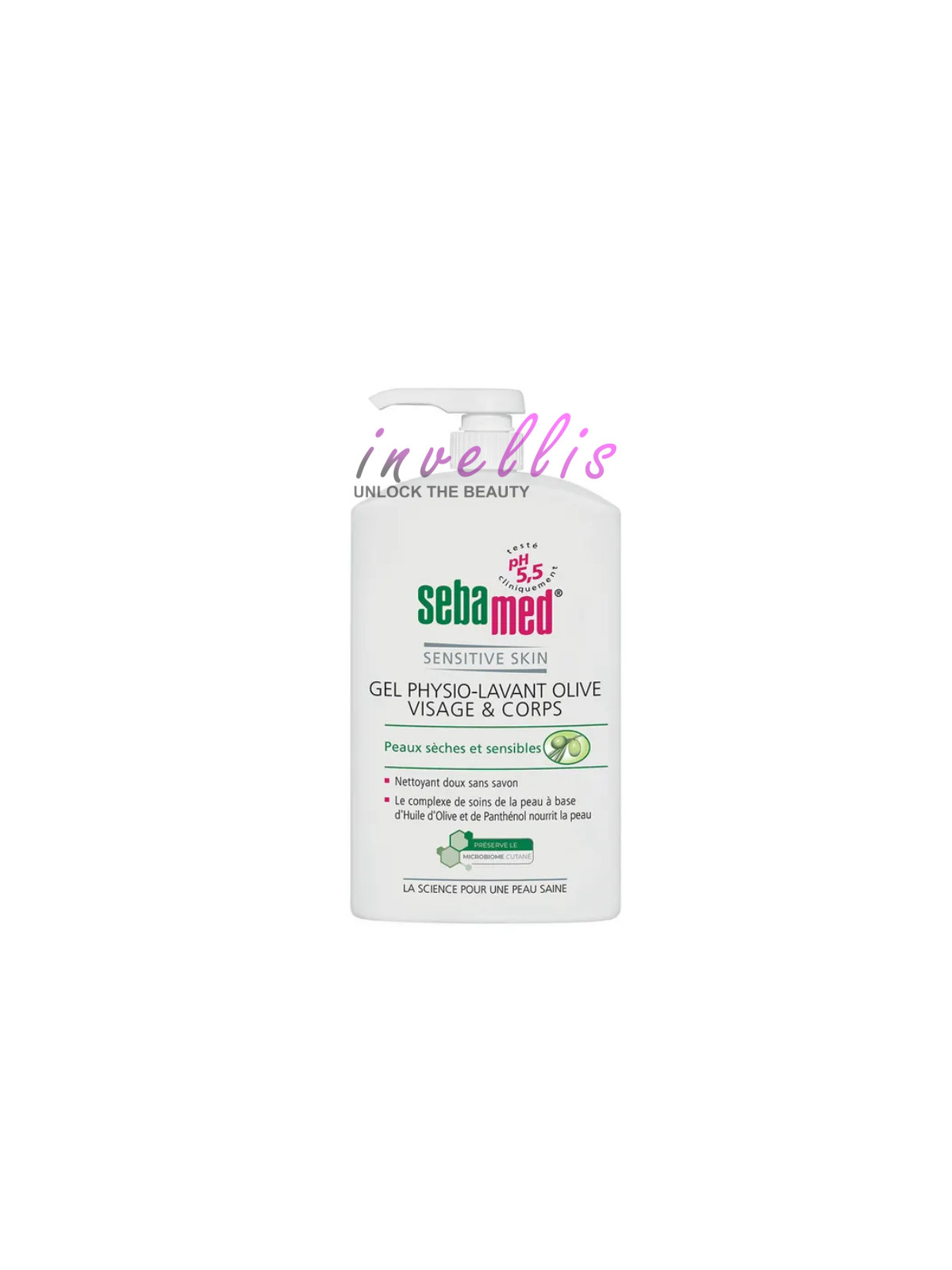 SEBAMED OLIWKOWY ZEL DO MYCIA TWARZY I CIALA 1000ML invellis kosmetyki tanie uk naturalne zdrowie uroda