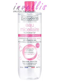 EVOLUDERM PLYN MICELARNY NAWILZAJACY 500ML invellis kosmetyki tanie uk naturalne zdrowie uroda