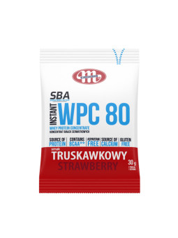 MLEKOVITA PROTEIN CONDITIONER WPC 80 STRAWBERRY 30G invellis kosmetyki tanie uk naturalne zdrowie uroda