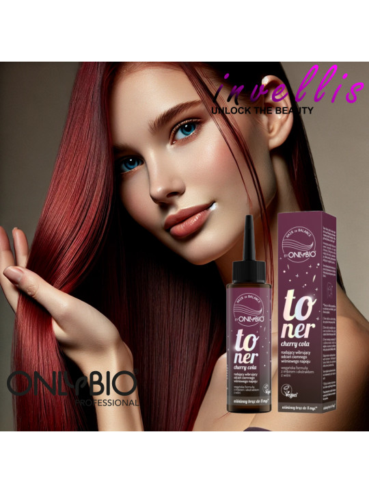 ONLYBIO TONER CHERRY COLA 100ML invellis kosmetyki tanie uk naturalne zdrowie uroda