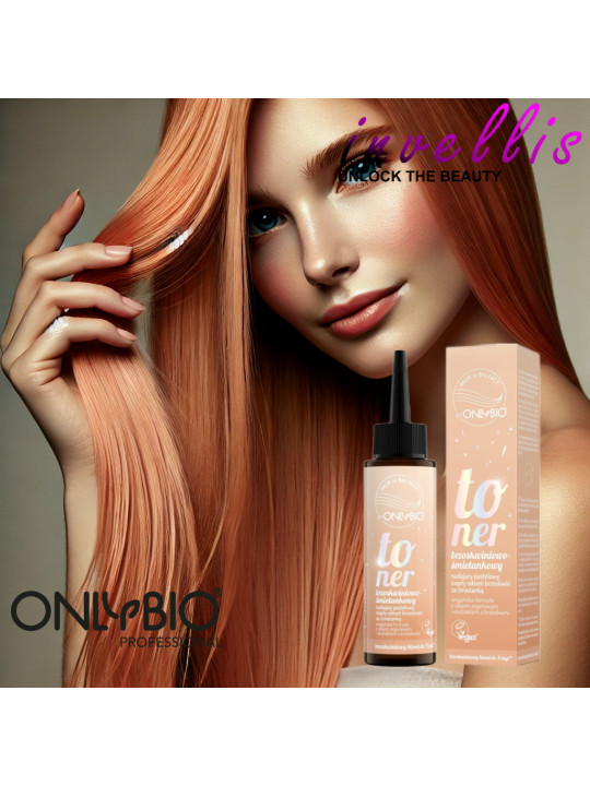 ONLYBIO TONER BRZOSKWINIOWO SMIETANKOWY 100ML invellis kosmetyki tanie uk naturalne zdrowie uroda