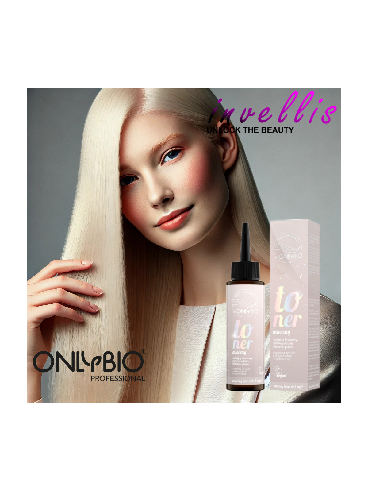 ONLYBIO TONER MLECZNY 100ML invellis kosmetyki tanie uk naturalne zdrowie uroda