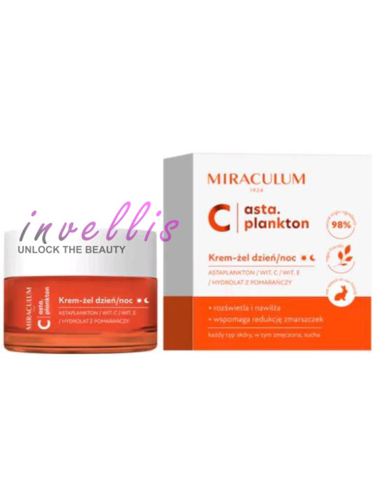 MIRACULUM ASTA PLANKTON C DAY/NIGHT CREAM-GEL 50ML invellis kosmetyki tanie uk naturalne zdrowie uroda