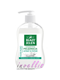 BIALY JELEN LIQUID SOAP WITH GOAT'S MILK EXTRACT 300ML invellis kosmetyki tanie uk naturalne zdrowie uroda