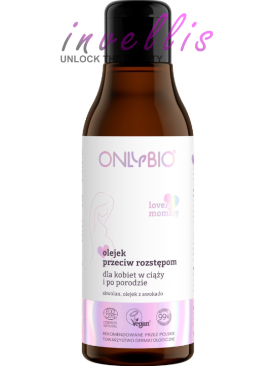 ONLYBIO LOVELY MOMMY ANTI-STRETCH MARK OIL 150ML invellis kosmetyki tanie uk naturalne zdrowie uroda