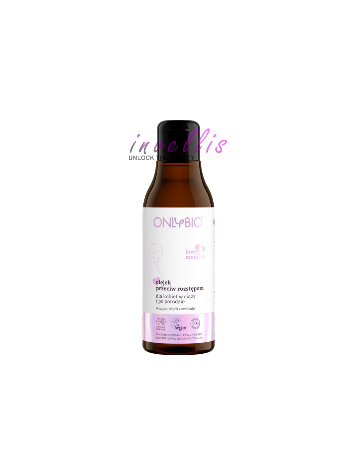 ONLYBIO LOVELY MOMMY ANTI-STRETCH MARK OIL 150ML invellis kosmetyki tanie uk naturalne zdrowie uroda