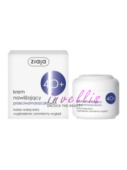 ZIAJA MOISTURIZING ANTI-WRINKLE CREAM 40+ 50ML invellis kosmetyki tanie uk naturalne zdrowie uroda