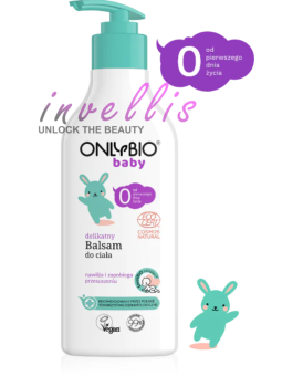 ONLYBIO GENTLE BODY LOTION FROM DAY 1 OF LIFE 300ML invellis kosmetyki tanie uk naturalne zdrowie uroda