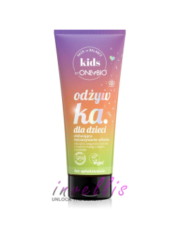 ONLYBIO LEAVE-IN CONDITIONER FOR CHILDREN EASING HAIR DETANGLING 200ML invellis kosmetyki tanie uk naturalne zdrowie uroda