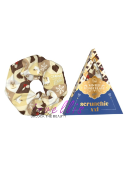 ONLYBIO AND WEDEL HAIR IN BALANCE SCRUNCHIE XXL WHITE CHOCOLATE invellis kosmetyki tanie uk naturalne zdrowie uroda