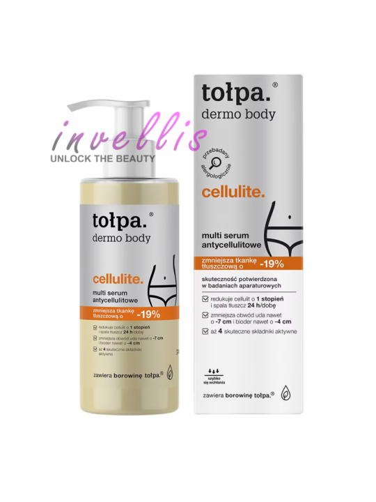 TOLPA DERMO BODY SERUM ANTYCELLULITOWE MULTI 250ML invellis kosmetyki tanie uk naturalne zdrowie uroda