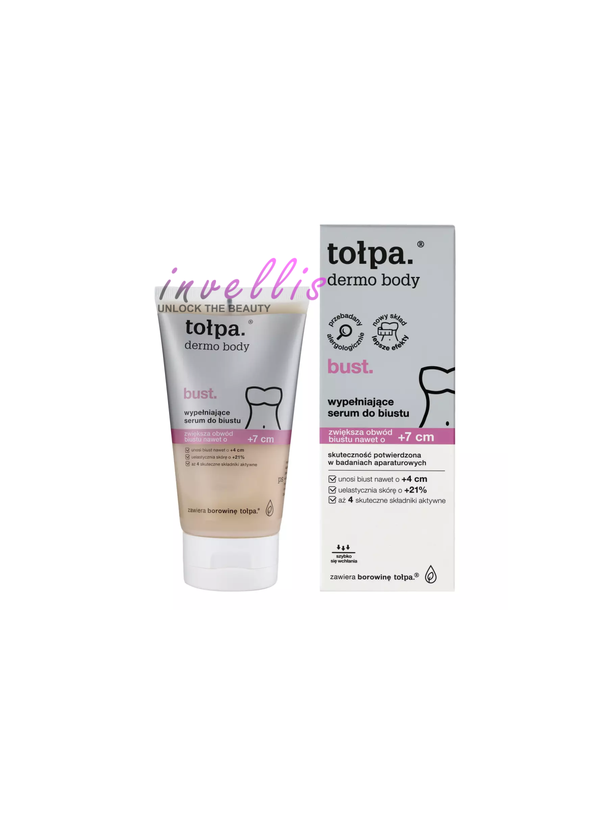 TOLPA DERMO BODY SERUM DO BIUSTU WYPELNIAJACE 150ML invellis kosmetyki tanie uk naturalne zdrowie uroda