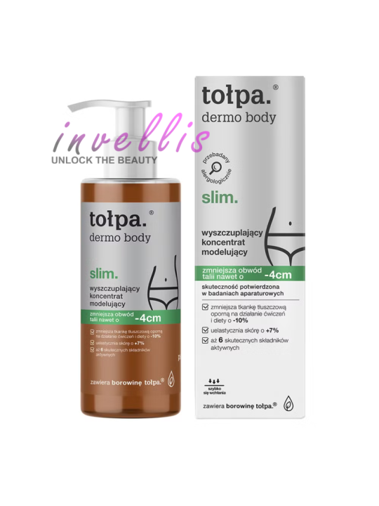 TOLPA DERMO BODY KONCENTRAT WYSZCZUPLAJACY 250ML invellis kosmetyki tanie uk naturalne zdrowie uroda