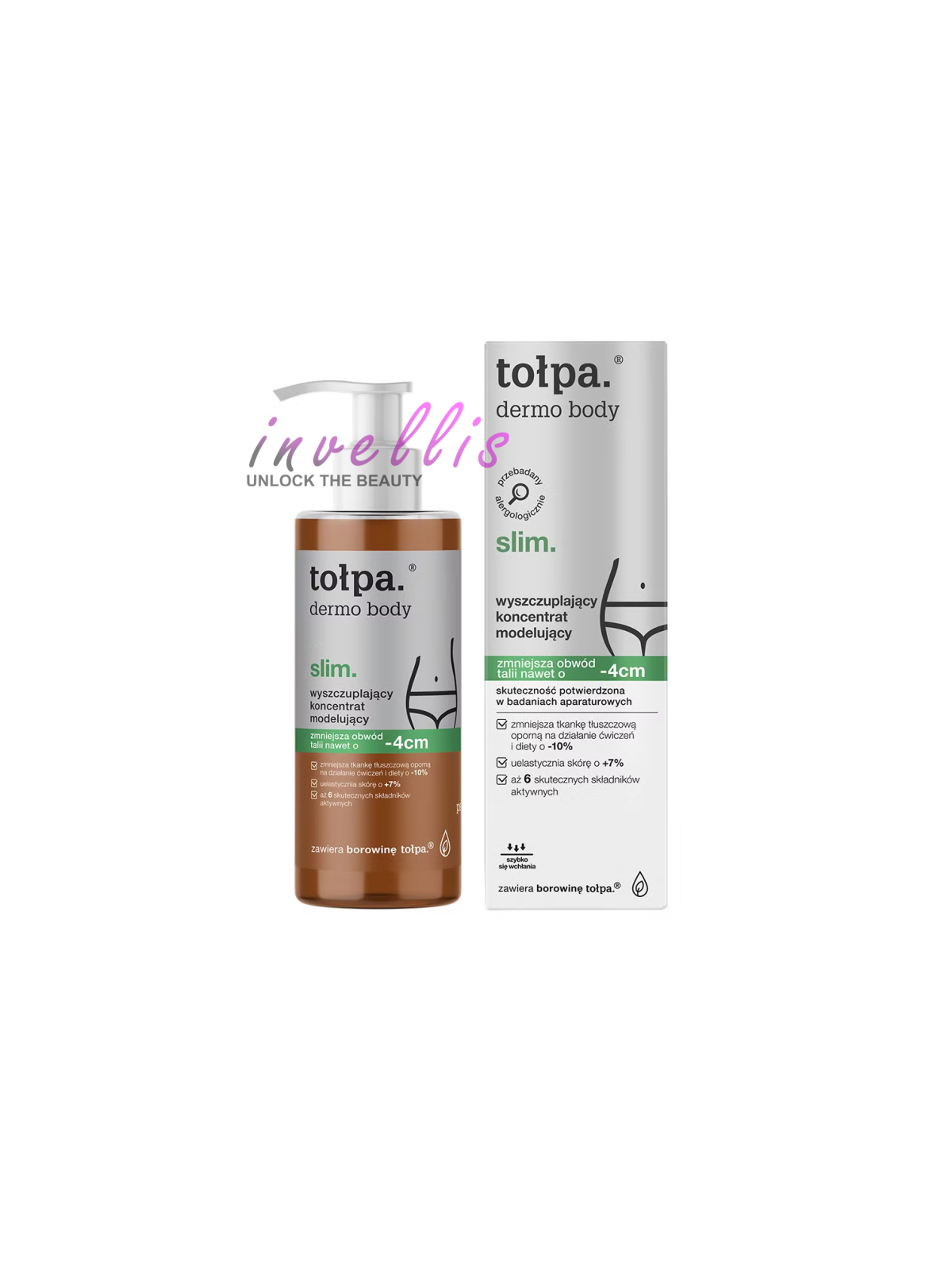 TOLPA DERMO BODY KONCENTRAT WYSZCZUPLAJACY 250ML invellis kosmetyki tanie uk naturalne zdrowie uroda