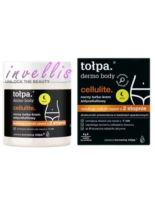 TOLPA DERMO BODY KREM ANTYCELLULITOWY TURBO 250ML invellis kosmetyki tanie uk naturalne zdrowie uroda