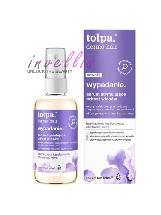 TOLPA DERMO HAIR SERUM STYMULUJACE ODROST 100ML invellis kosmetyki tanie uk naturalne zdrowie uroda