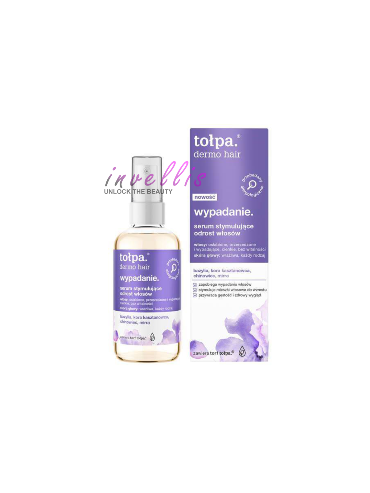 TOLPA DERMO HAIR SERUM STYMULUJACE ODROST 100ML invellis kosmetyki tanie uk naturalne zdrowie uroda