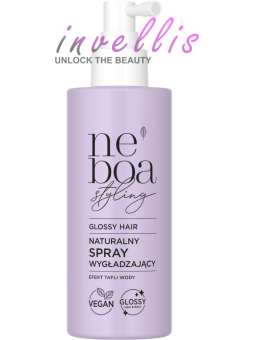 NEBOA GLOSSY HAIR NATURAL SMOOTHING SPRAY WATER SHEEN EFFECT 175ML invellis kosmetyki tanie uk naturalne zdrowie uroda