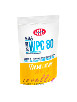 MLEKOVITA SUPER BODY ACTIVE WPC 80 WHEY PROTEIN CONCENTRATE INSTANT VANILLA 700G invellis kosmetyki tanie uk naturalne zdrowie u