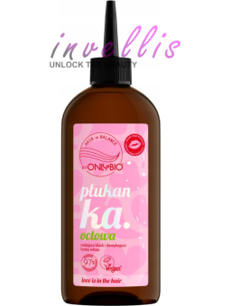 ONLYBIO LOVE IS IN THE HAIR VINEGAR RINSE FOR SHINE 100ML invellis kosmetyki tanie uk naturalne zdrowie uroda