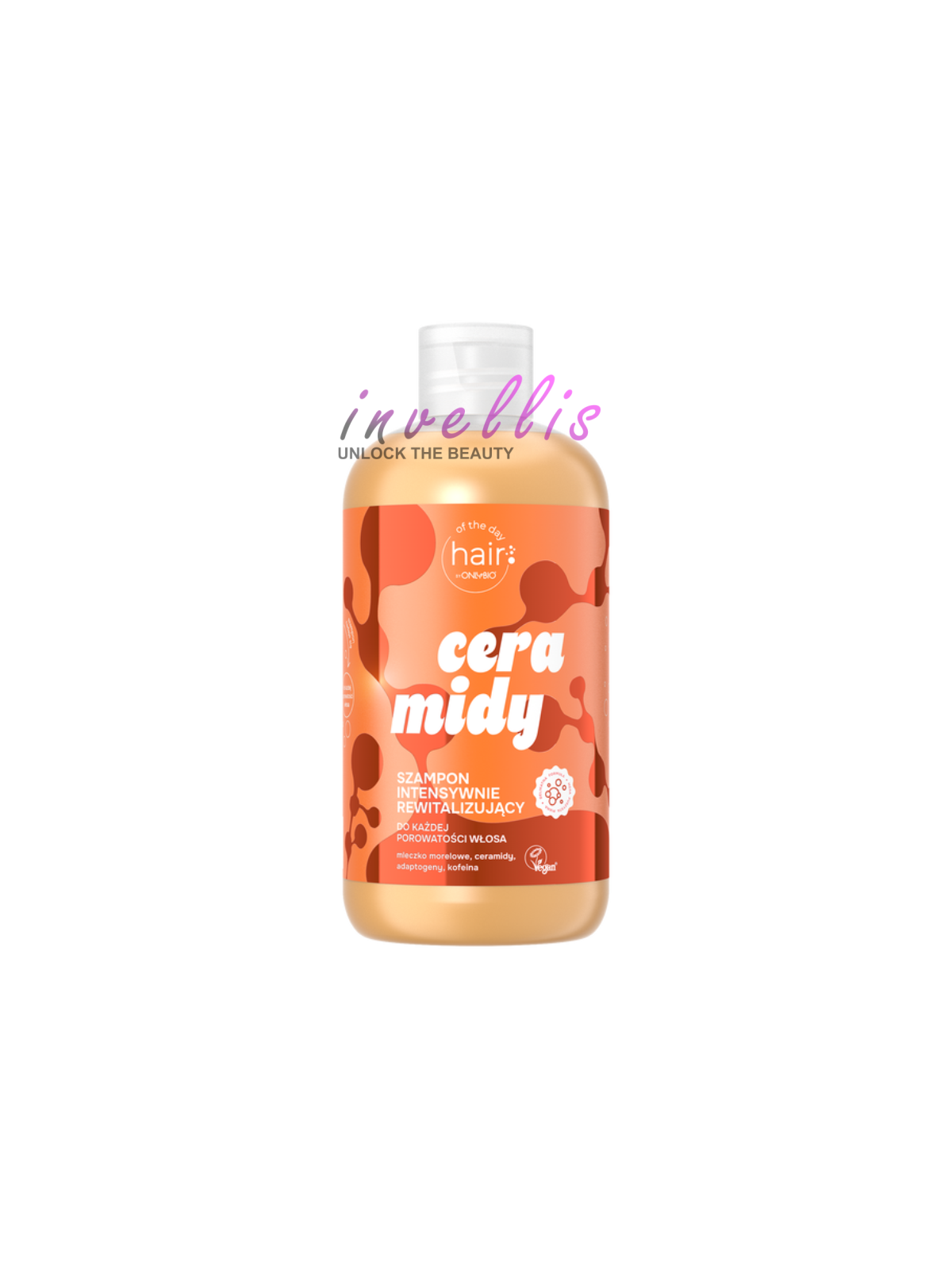 ONLYBIO HAIR OF THE DAY CERAMIDY SZAMPON INTENSYWNIE REWITALIZUJACY 300ML invellis kosmetyki tanie uk naturalne zdrowie uroda