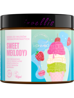 ONLYBIO SWEET MELODY HAIR MASK FOR MEDIUM POROSITY HAIR 400ML kasztelan bedford polski sklep uk invellis online onlybio neboa zi