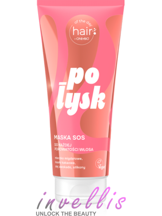 ONLYBIO HAIR OF THE DAY POLYSK MASKA SOS 200ML invellis kosmetyki tanie uk naturalne zdrowie uroda