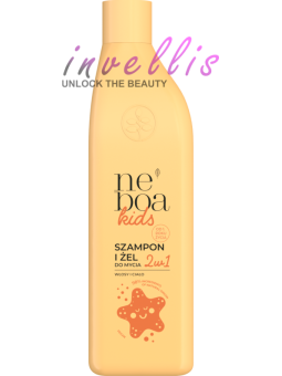 NEBOA KIDS SHAMPOO AND WASH GEL 2-IN-1 300ML invellis kosmetyki tanie uk naturalne zdrowie uroda