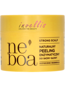 NEBOA STRONG SCALP NATURAL ENZYMATIC PEELING FOR THE SCALP CLEANSING AND REGENERATION 150ML invellis kosmetyki tanie uk naturaln