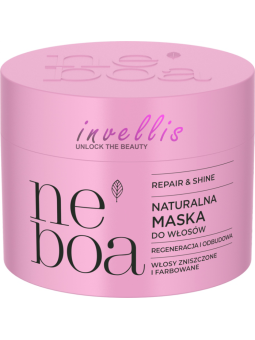 NEBOA STRONG SCALP NATURAL HAIR MASK REGENERATION AND REPAIR FOR DAMAGED AND COLORED HAIR 300ML invellis kosmetyki tanie uk natu
