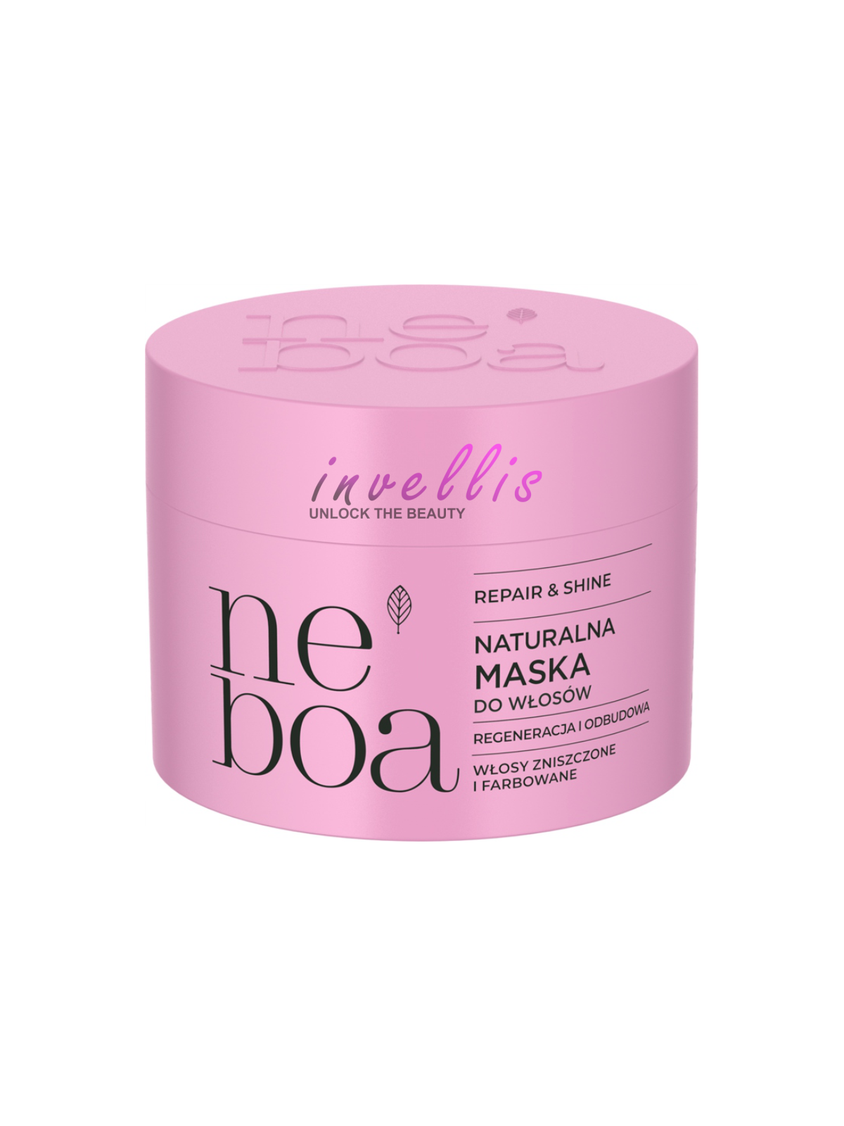 NEBOA STRONG SCALP NATURALNA MASKA DO WLOSOW REGENERACJA I ODBUDOWA WLOSY ZNISZCZONE I FARBOWANE 300ML invellis kosmetyki tanie 