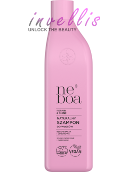 NEBOA REPAIR SHINE NATURAL SHAMPOO FOR HAIR REGENERATION AND REPAIR FOR DAMAGED AND COLORED HAIR 300ML invellis kosmetyki tanie 