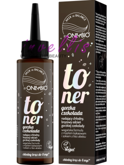 ONLYBIO DARK CHOCOLATE TONER 100ML invellis kosmetyki tanie uk naturalne zdrowie uroda