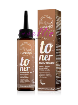 ONLYBIO BUBBLE MILK TEA TONER 100ML invellis kosmetyki tanie uk naturalne zdrowie uroda