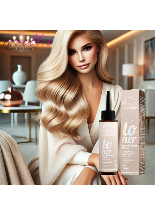 ONLYBIO TONER MARSHMALLOW BLONDE 100ML invellis kosmetyki tanie uk naturalne zdrowie uroda