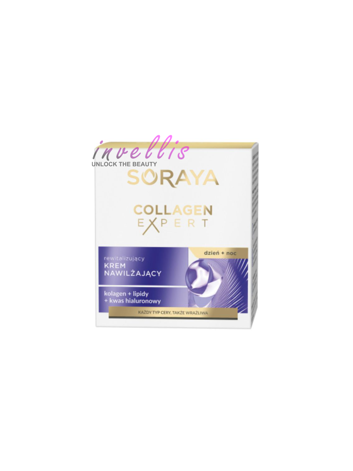 SORAYA COLLAGEN EXPERT REVITALIZING MOISTURIZING CREAM 50ML invellis kosmetyki tanie uk naturalne zdrowie uroda