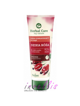 HERBAL CARE REJUVENATING HAND CREAM WITH WILD ROSE 100ML invellis kosmetyki tanie uk naturalne zdrowie uroda