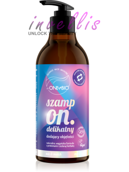 ONLYBIO GENTLE SHAMPOO ADDING VOLUME 400ML invellis kosmetyki tanie uk naturalne zdrowie uroda