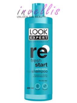 LOOK EXPERT REFRESH START SHAMPOO FOR OILY HAIR 400ML invellis kosmetyki tanie uk naturalne zdrowie uroda